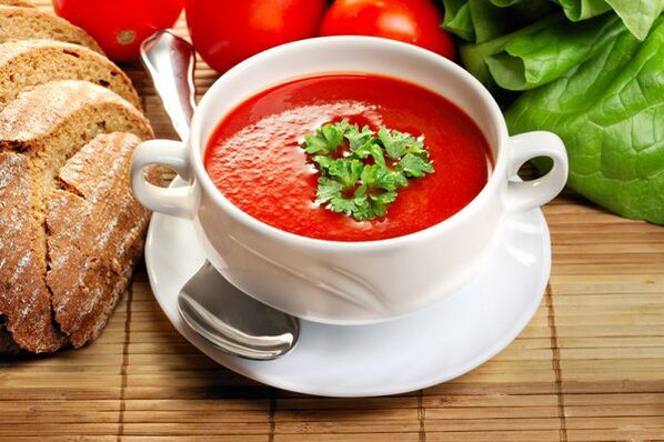 You can expand the varied menu with tomato soup