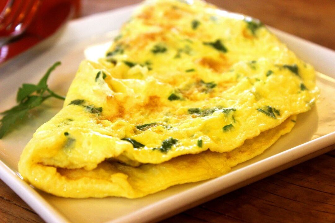 Omelette is an egg dish that is allowed for patients with pancreatitis