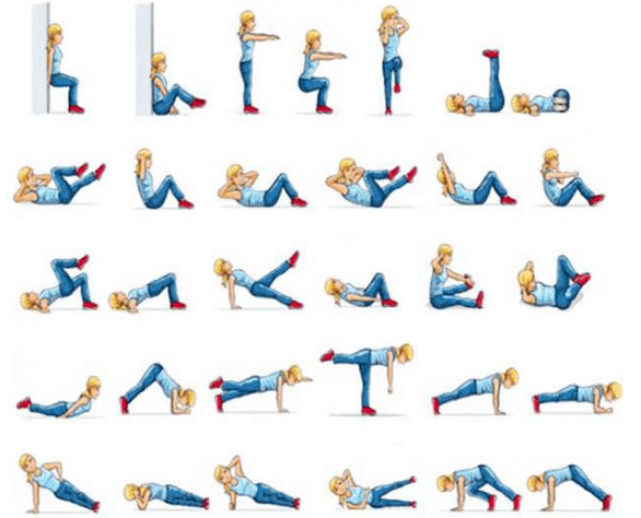 Exercises lose weight at home